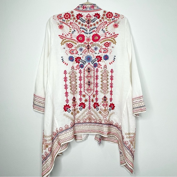 Johnny Was Sweaters - Johnny Was Frédérique Cardigan Fully Embroidered Size M RARE!